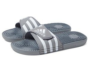 Adidas Adissage Slides Sandal for Men, Grey/White