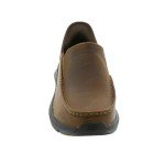 Skechers Men's Brown Slip-on Moccasin Shoes 10.5 Wide