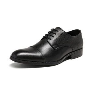 Bruno Marc Men’s Black Oxford Dress Shoes, Size 11