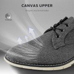Dark Grey Casual Oxford Dress Shoes for Men