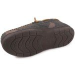 Zigzagger Men's Memory Foam Moccasin Slippers