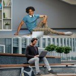 Dark Grey Casual Oxford Dress Shoes for Men