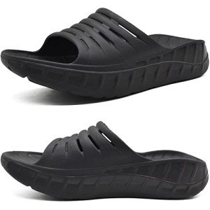 KuaiLu Men's Comfortable Recovery Slides for Summer