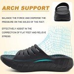 KuaiLu Men's Comfortable Recovery Slides for Summer