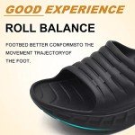 KuaiLu Men's Comfortable Recovery Slides for Summer