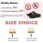 KuaiLu Men's Comfortable Recovery Slides for Summer
