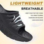 KuaiLu Men's Comfortable Recovery Slides for Summer