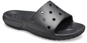 Black Crocs Classic Slide Sandals for Men
