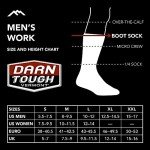 Darn Tough Men's Steely Boot Midweight with Full Cushion Toe Box Work Sock (Style 2006) - Graphite, Large