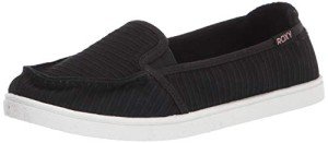 Roxy Minnow Black Slip-On Sneakers for Men