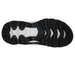 Skechers Afterburn Men's Gray/Black Loafers, Size 7.5