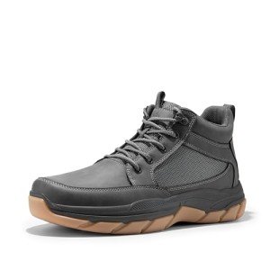 Lightweight Grey Hiking Chukka Boots for Men