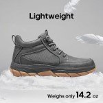Lightweight Grey Hiking Chukka Boots for Men