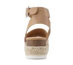 Men's Open Toe Buckle Espadrille Wedge Sandals