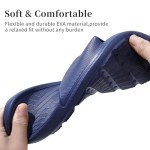 Men's Comfortable Slide Sandals - Navy Blue