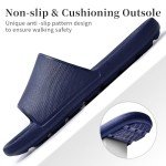 Men's Comfortable Slide Sandals - Navy Blue