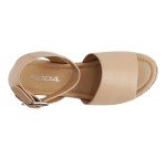 Men's Open Toe Buckle Espadrille Wedge Sandals