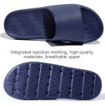 Men's Comfortable Slide Sandals - Navy Blue