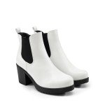 DREAM PAIRS Chunky Heel Chelsea Ankle Boots