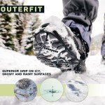 Men's Non-Slip Ice Cleats for Shoes and Boots