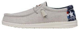 Hey Dude Men's Wally Off White Slip-On Loafers