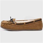 KOLILI Faux Fur Moccasins for Men - Slip On