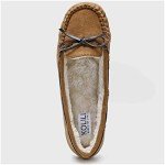 KOLILI Faux Fur Moccasins for Men - Slip On