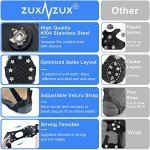 ZUXNZUX Ice Cleats and Grippers for Men