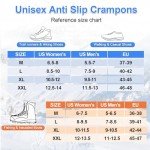 ZUXNZUX Ice Cleats and Grippers for Men