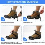 ZUXNZUX Ice Cleats and Grippers for Men