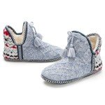 Cozylook Memory Foam Bootie Slippers for Men