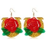 Horse-Themed Drop Earrings for Women