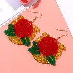 Horse-Themed Drop Earrings for Women