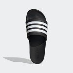 adidas Adilette Comfort Slides Sandal - Black/White
