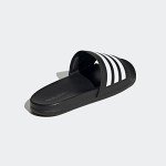 adidas Adilette Comfort Slides Sandal - Black/White