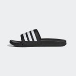 adidas Adilette Comfort Slides Sandal - Black/White