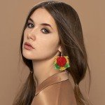 Horse-Themed Drop Earrings for Women