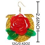 Horse-Themed Drop Earrings for Women