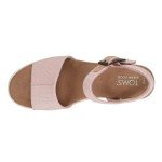 TOMS Womens Diana Espadrille Casual Sandals Casual Mid Heel 2-3" - Pink - Size 8 B