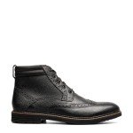 Nunn Bush Men's Odell 2.0 Wingtip Dress Casual Chukka Leather Boot, Black, 12 X-Wide