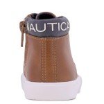 Nautica Kids Chukka Boot Lace-Up and Zipper Bootie Toddler Little Kids-Breakwharf Toddler-Tan Navy-9