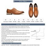 Men's Dress Shoes Classic Brogue Oxfords Shoes for Men Formal Business Lace Up Derby Broguing Wing-Tip Men Shoes Modern Italy(A22712-BRN-41)