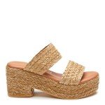 Coconuts by Matisse Womens Ocean Ave Platform Block Espadrille Casual Sandals Casual High Heel 3" & Up - Brown - Size 8 M