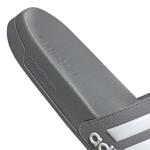 Adidas Men's Shower Slides in Grey/White Size 14