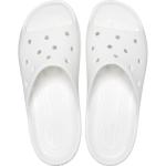 Crocs Women's Classic Slide | Platform Sandals, White, 10
