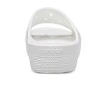 Crocs Women's Classic Slide | Platform Sandals, White, 10