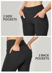 IUGA Bootcut Yoga Pants with Pockets for Women Wide Leg Pants High Waist Workout Pants Tummy Control Work Pants 4 Pockets