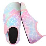 L-RUN Kids Water Sports Shoes Girls Boys Beach Pool Slide Sandals Outdoor Pink 11.5-12.5=EU30-31