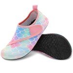 L-RUN Kids Water Sports Shoes Girls Boys Beach Pool Slide Sandals Outdoor Pink 11.5-12.5=EU30-31