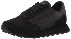AX Armani Exchange mens Lifestyle Sneaker, Black, 10 US